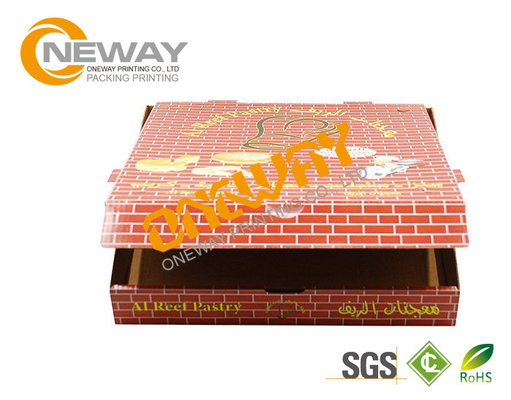 Shipping Printed Pizza Boxes / Custom Printed Food Boxes With Handles