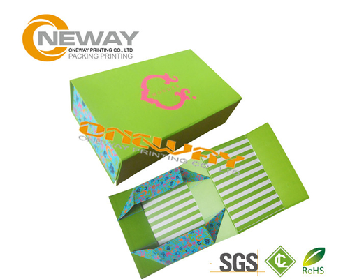 Offset Printing Collapsible Paper Box Embossing Finish Boutique Packaging Boxes