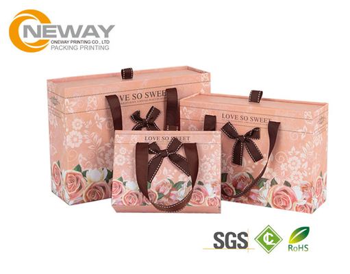 Paper Hard Material Flower Cube rose package boxes paper Cube