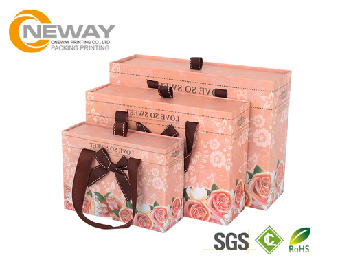 Paper Hard Material Flower Cube rose package boxes paper Cube