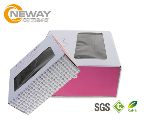 Superior Art Paper Electronics Packaging Boxes with Window , All Sizes Available